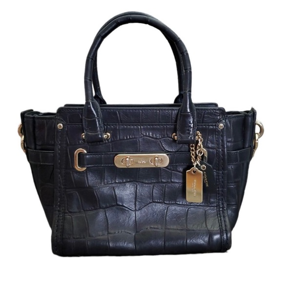 Croc Embossed Leather Swagger
21 Carryall by Coach - Picture 2 of 14